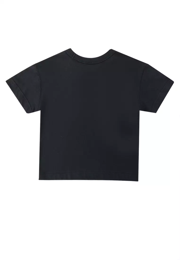License Drop Shoulder Short Sleeves Tee