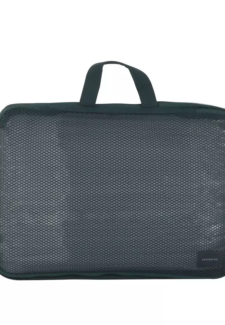 Crossing Waterproof Ripstop Nylon Compression Packing Cube Set (2-Piece Set) - Forest Green