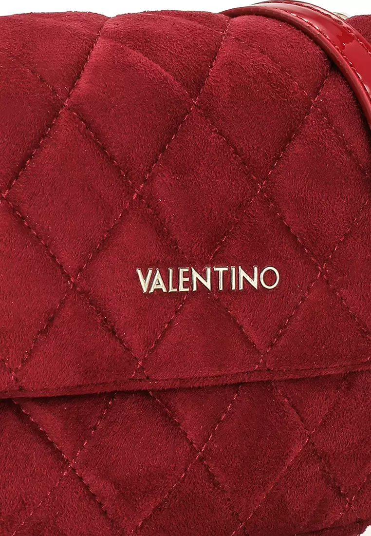VALENTINO Carillon Red Velvet Bag