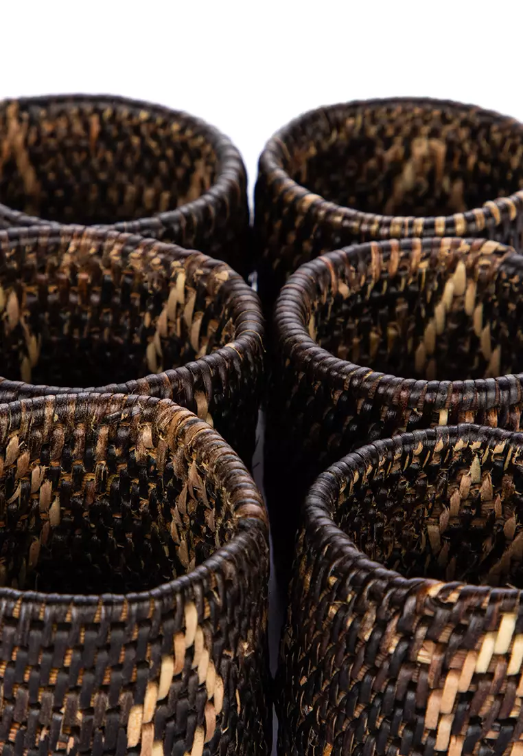 Buy IRAYAMANGYAN ART Napkin Rings Set Of 6 2023 Online ZALORA