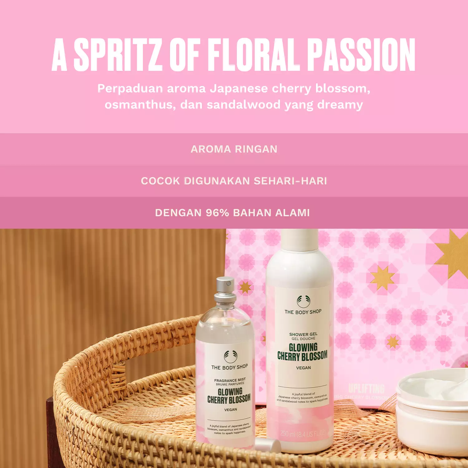 Glowing Cherry Blossom Body Mist 100ml