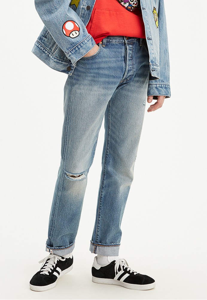 Jual Levi's Levi's 501 '93 Straight Mario 501 Day Selvedge ...