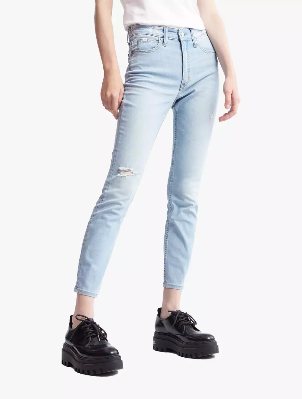 Calvin klein jeans High Rise Skinny Ankle Jeans Blue
