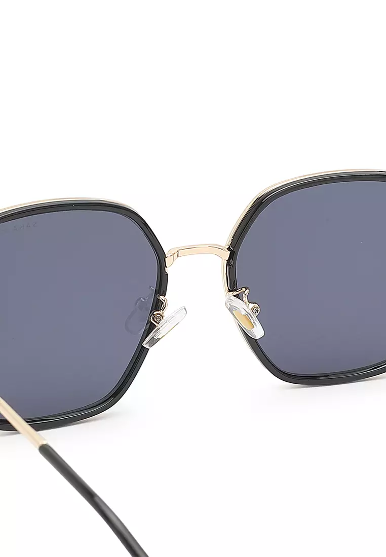 Unisex Fashion Sunglasses (Kacamata Hitam) - Hitam / Abu-Abu