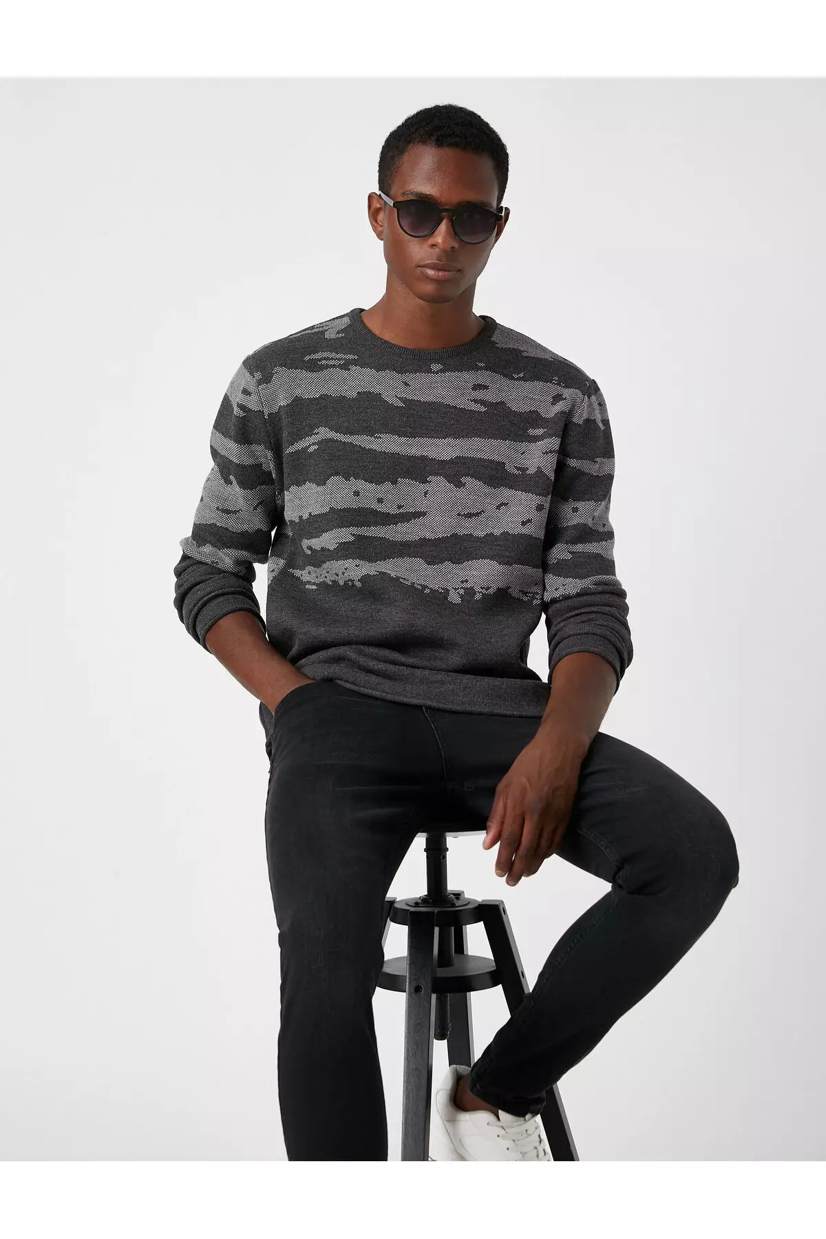 Buy KOTON Camouflage Printed Sweater 2024 Online ZALORA Singapore