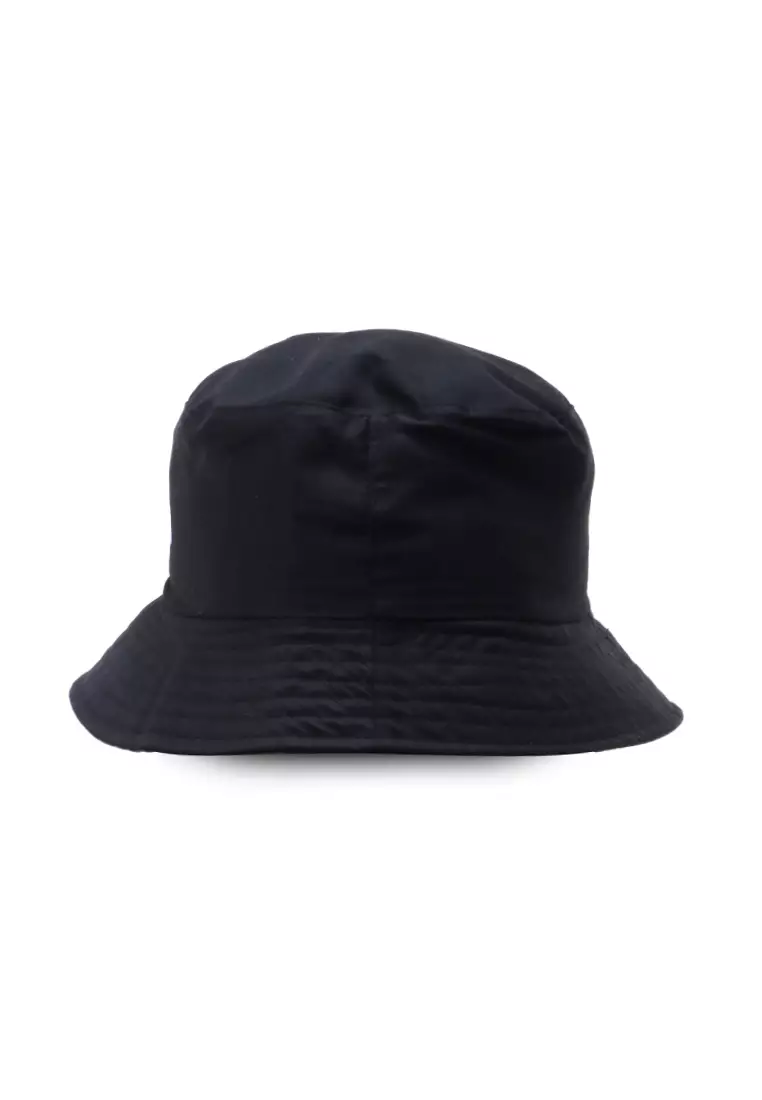 Zorke Bucket Hat Pria Casual Stylish Motive Thumb Comfortable Material Drill ORIGINAL - Black
