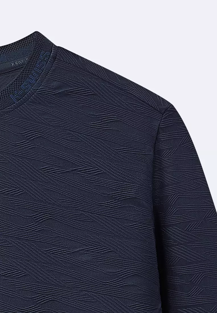 WOMEN'S K-SWISS LOGO PATTERNED LONG SLEEVES T-SHIRT