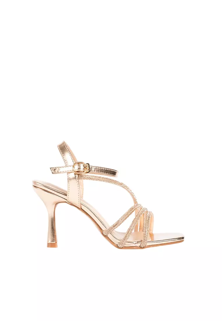 Discount on Happy2U  shoes - SKU: Peony Cross Glitter Pumps