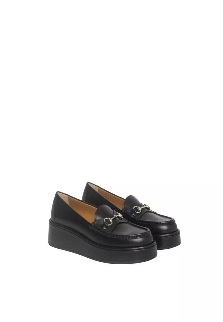 Horsebit Wedge Loafers