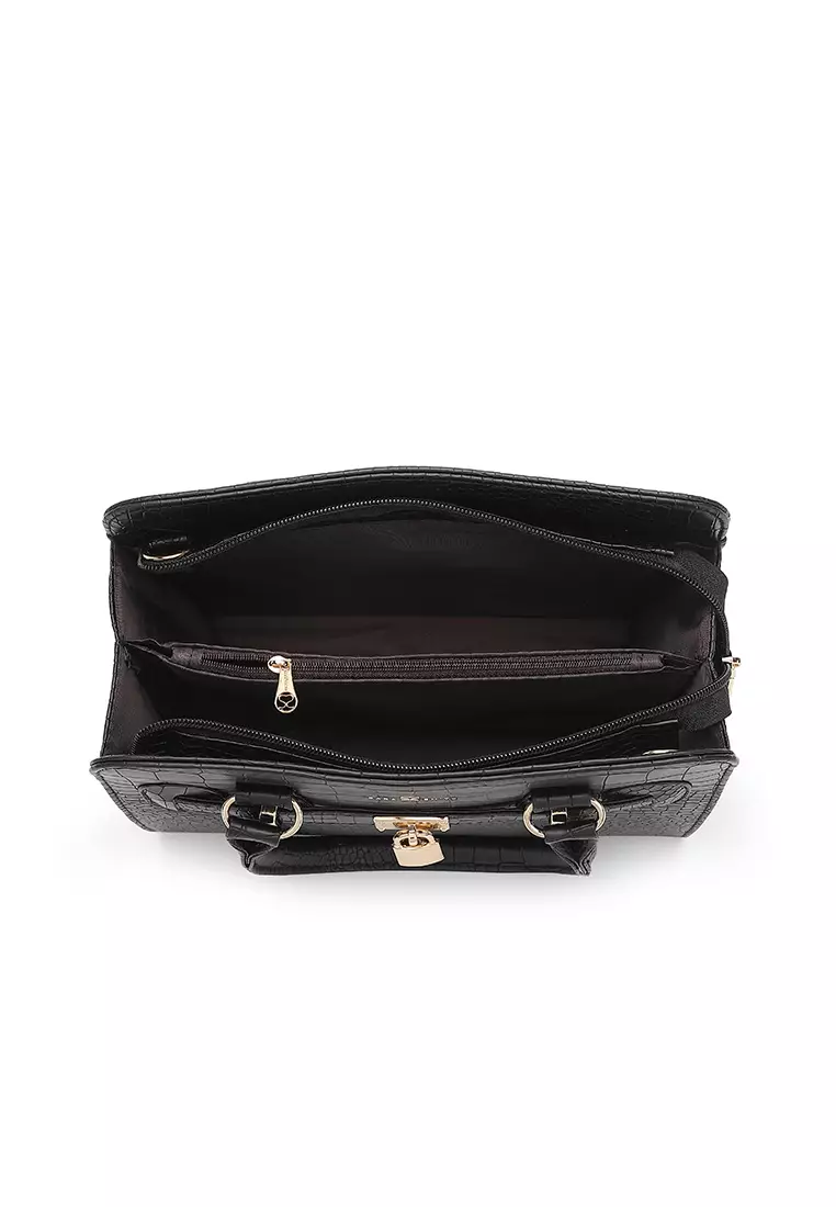 Women's Top Handle Bag / Sling Bag / Crossbody Bag / Shoulder Bag (手拿袋 / 斜孭袋 / 單肩包) - 黑色