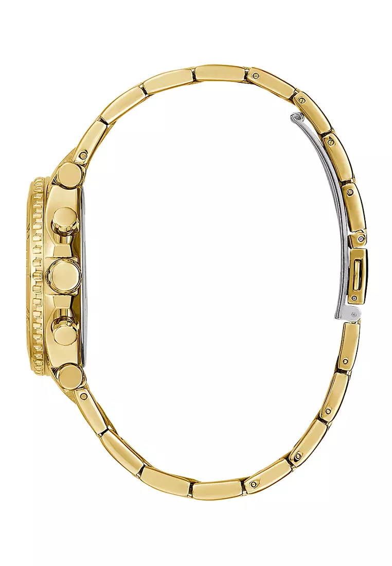 Guess GW0465L1 - Jam Tangan Wanita - Gold Tone Case - Stainless Steel Watch