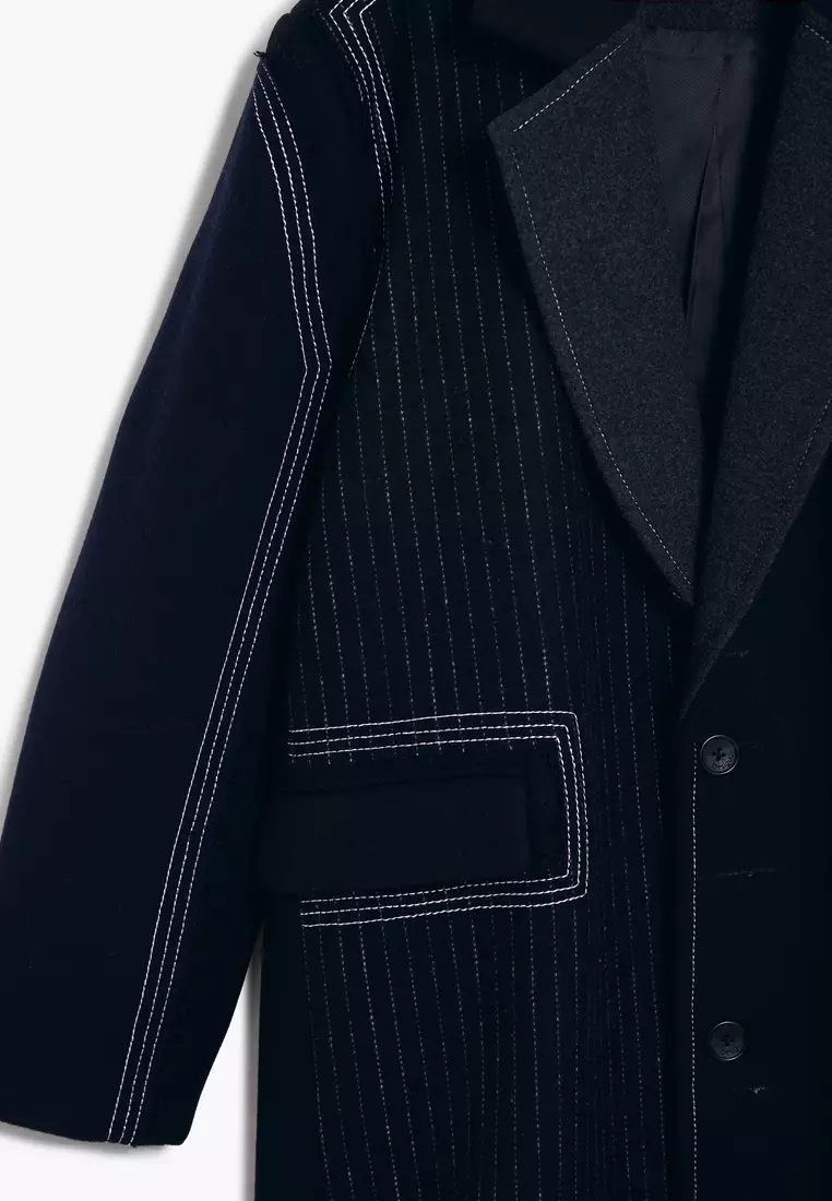 Long striped coat