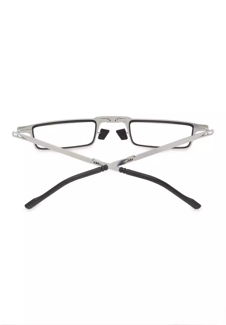 Keenan Kacamata Baca Rabun Dekat Folding Anti Blue Light Casual Unisex Plus 2.0 Material Plastic Metal ORIGINAL - Black