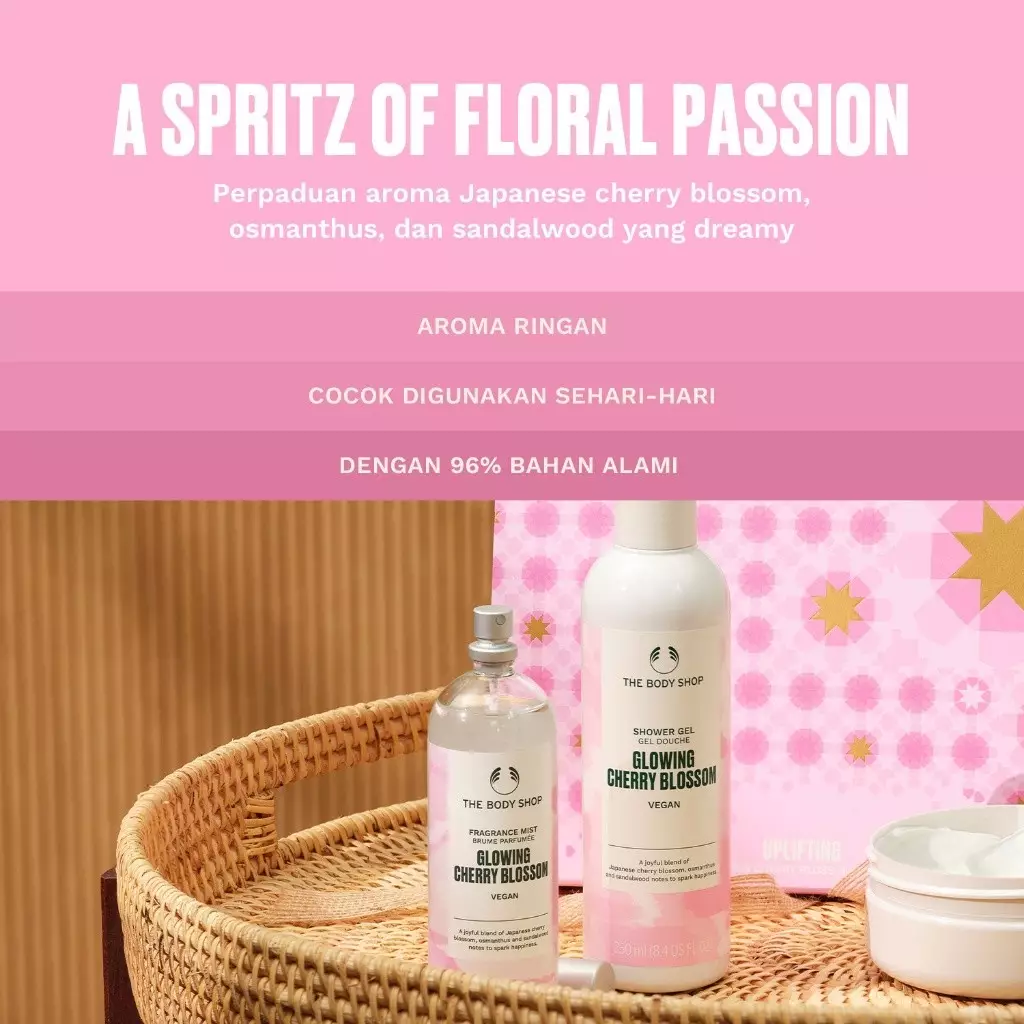 Glowing Cherry Blossom Body Mist 100ml