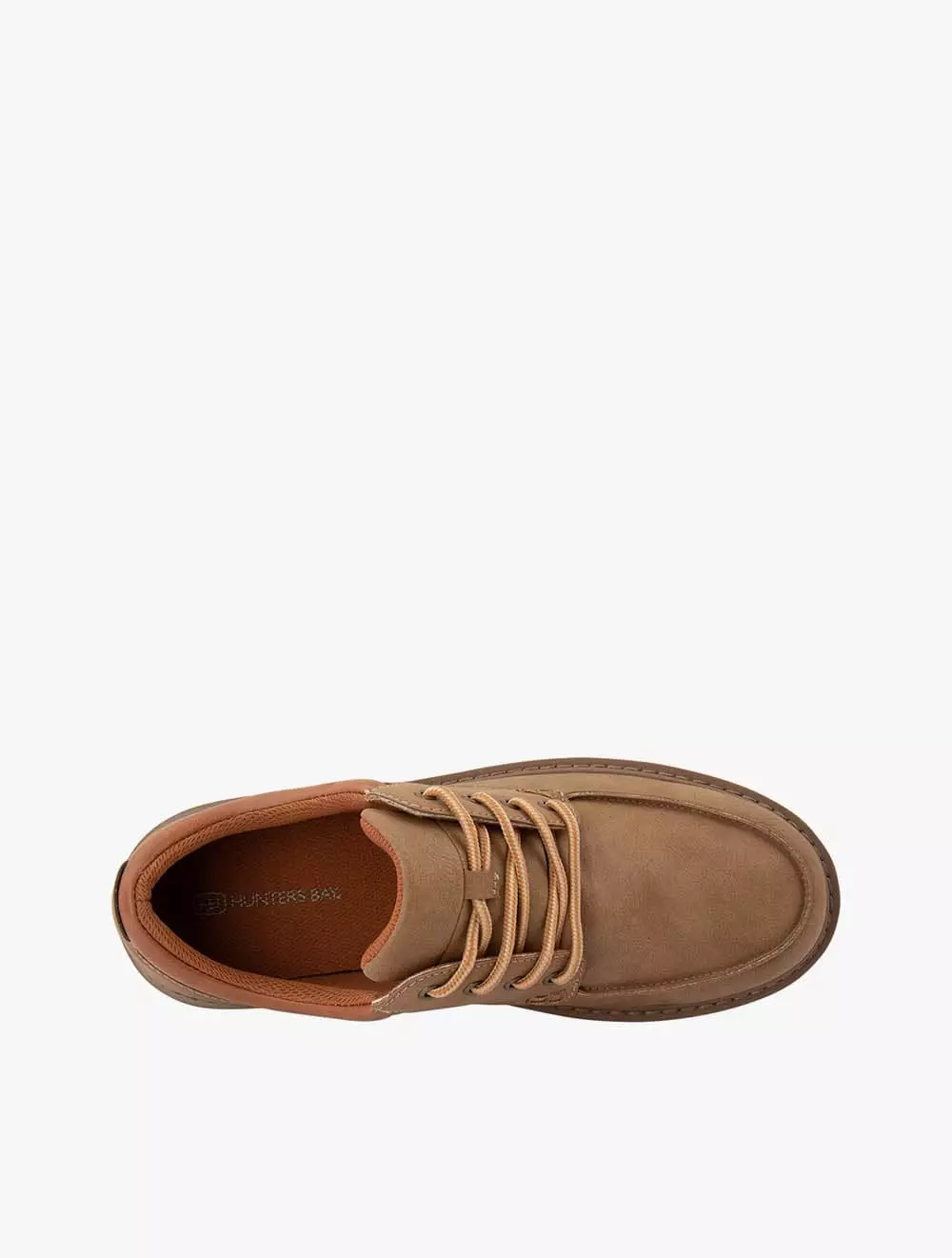 Payless Hunters Bay Mens Oak Casual Oxford - Brown_01
