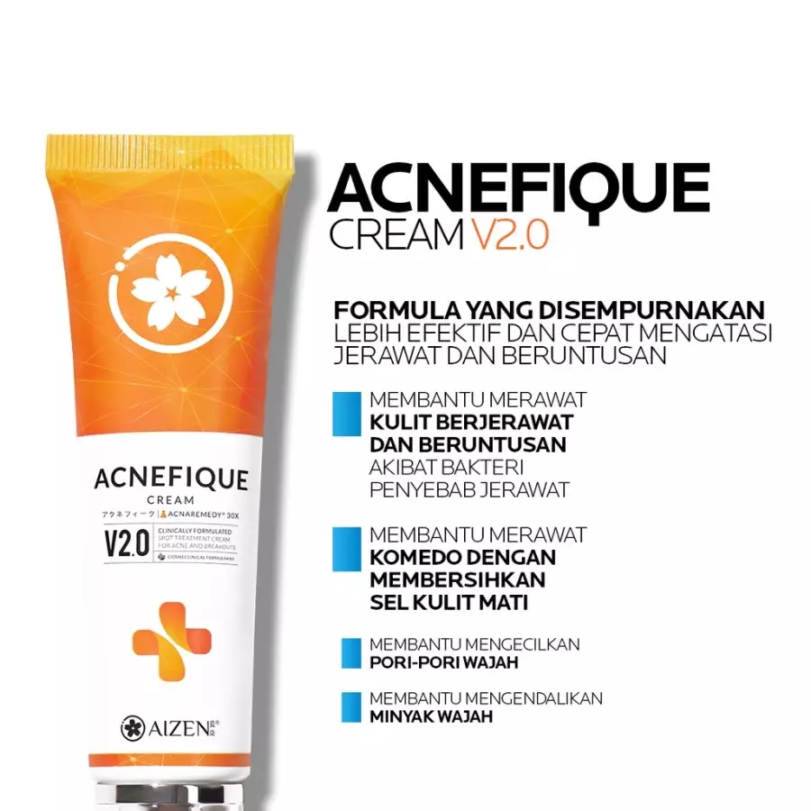 AIZEN ACNEFIQUE V2.0 CREAM 20GR
