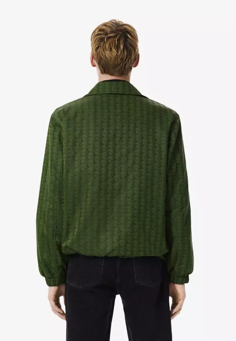 Reversible Bi Material Monogram Jacket
