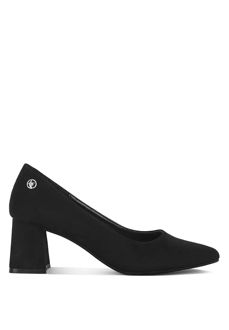 Discount on London Rag  shoes - SKU: Block Heel Pumps in Black