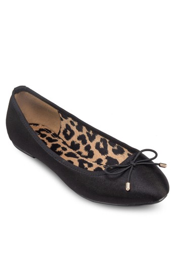 豹紋內襯蝴蝶結平zalora時尚購物網的koumi koumi底鞋, 女鞋, 鞋