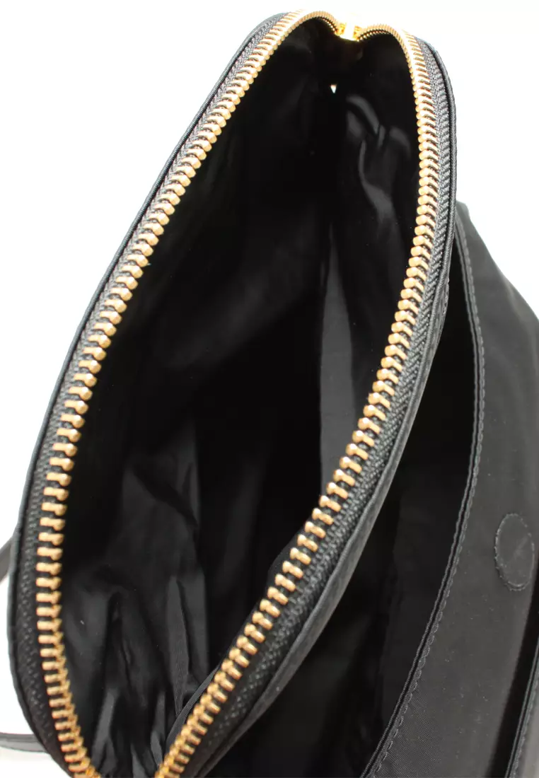 Preppy Nylon Natasha Mini Crossbody Bag in Black M0012909