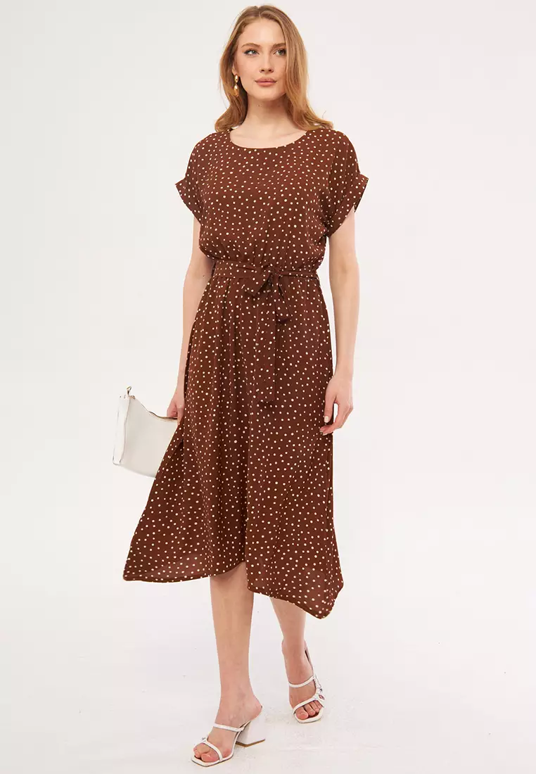 Buy ARMONIKA Polka Dot Midi Dress 2025 Online ZALORA Philippines