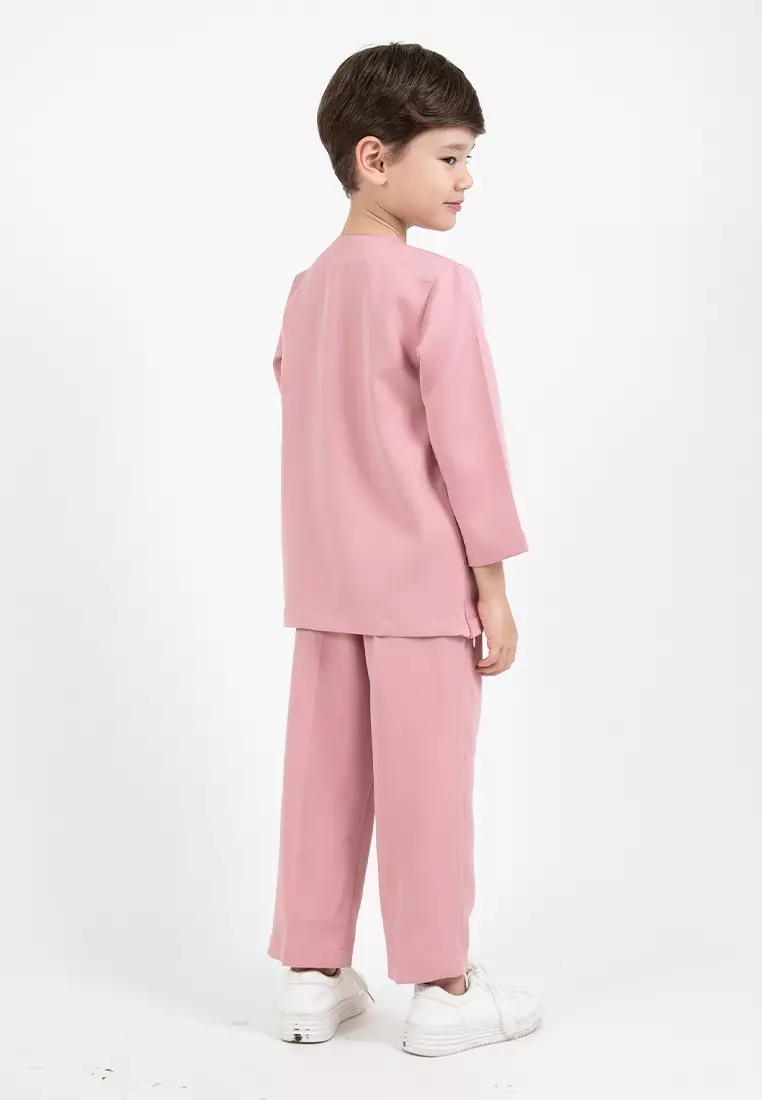 Alain Delon Slim Fit Baju Johor Ayah Anak Sedondon set - 19024504C-62Belacan