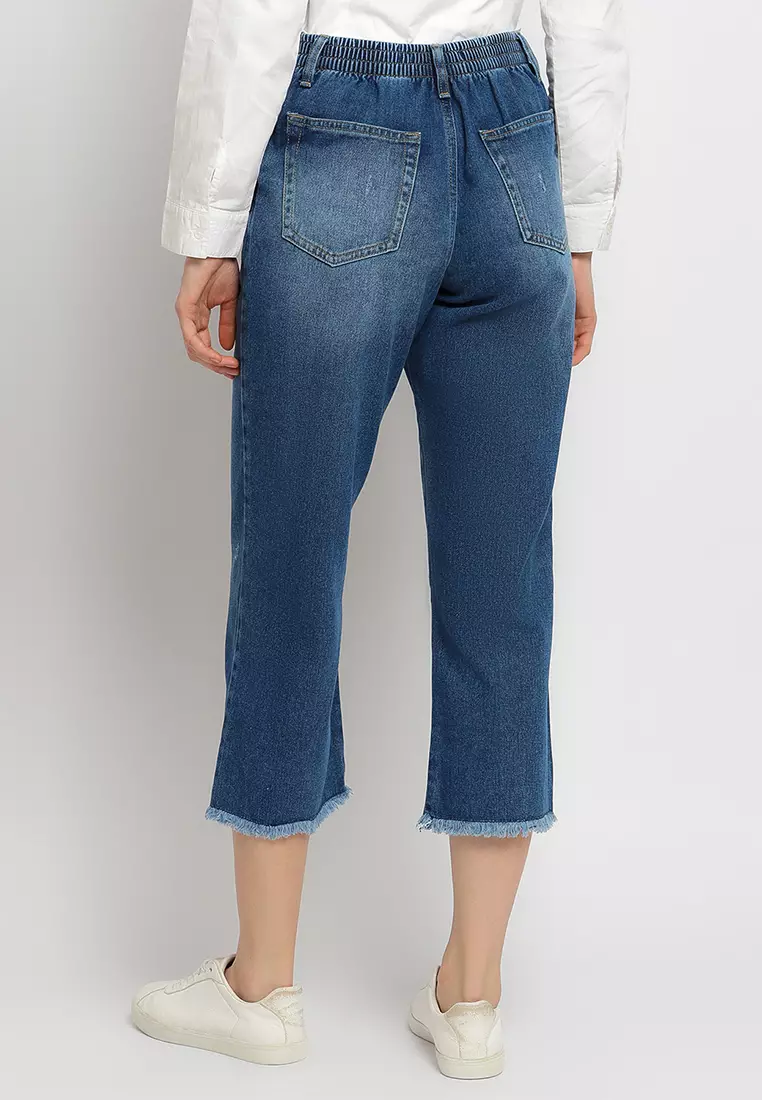 Flamoush Yosiko Blue Culottes Jeans