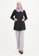 Gene Martino black and red and blue Gene Martino - Effie Daisy Blouse B8CEAAAA72D295GS_4
