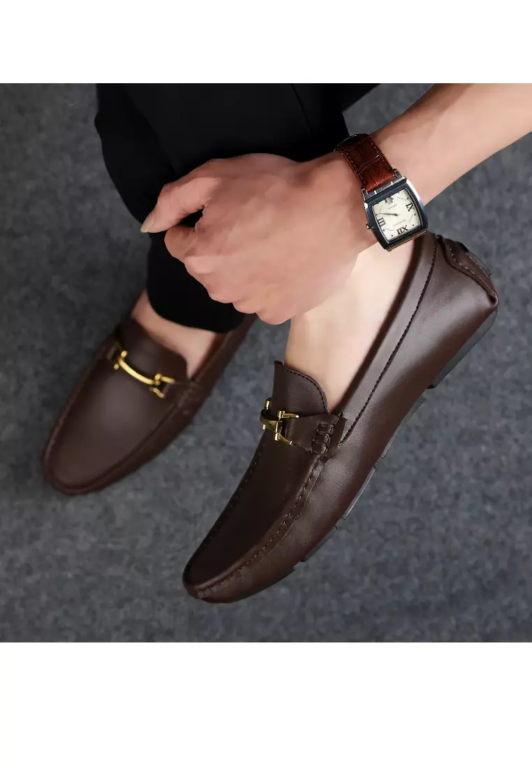 Leather Horsebit Loafers & Boat Shoes YY9016