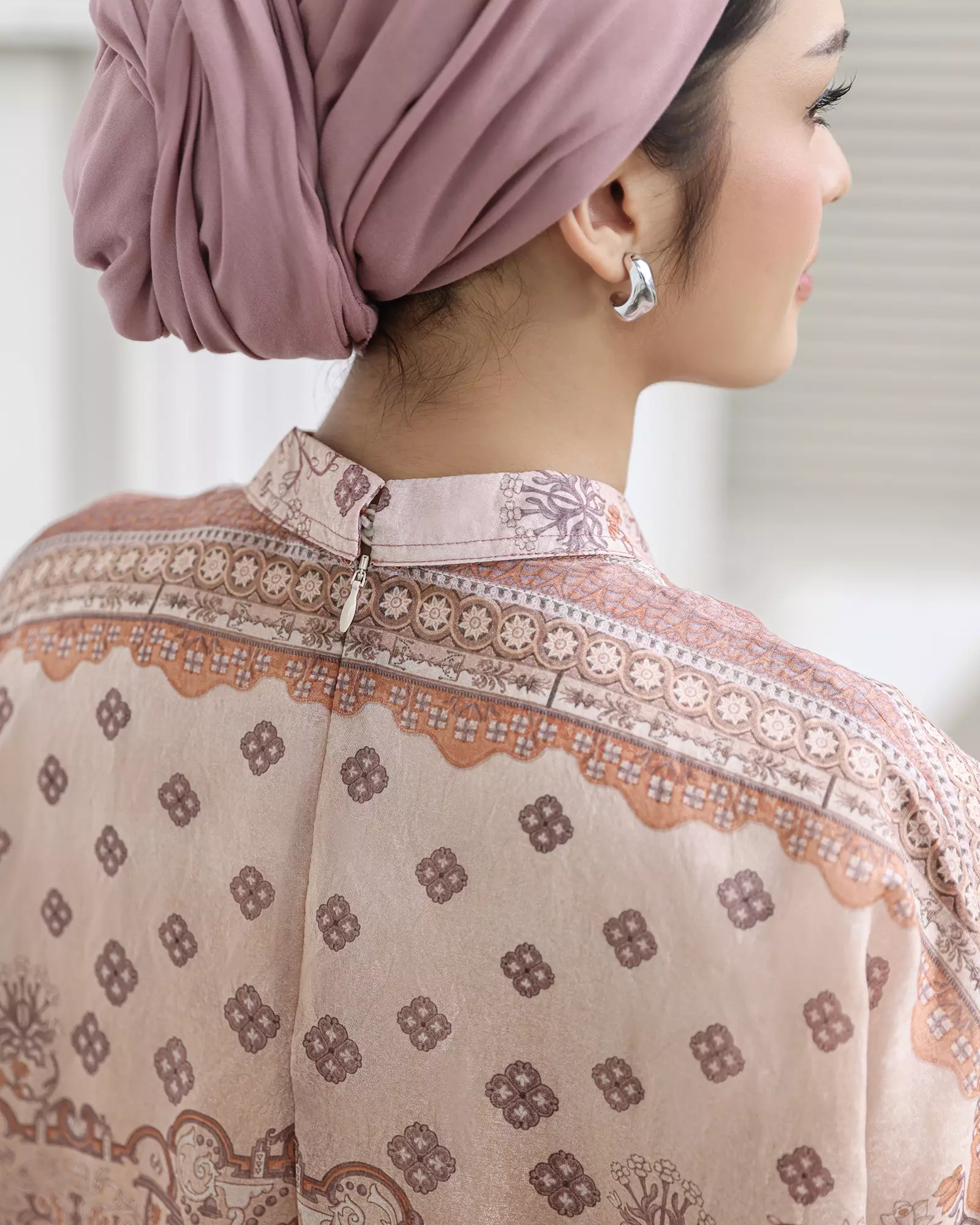 Geulis.id SERADIA KAFTAN SET / KAFTAN WANITA / BAJU LEBARAN - DUSTYPEACH