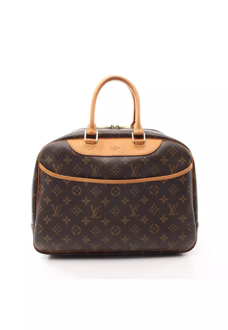 Louis Vuitton Pre-loved LOUIS VUITTON Deauville bowling vanity monogram  Handbag PVC leather Brown 2023, Buy Louis Vuitton Online