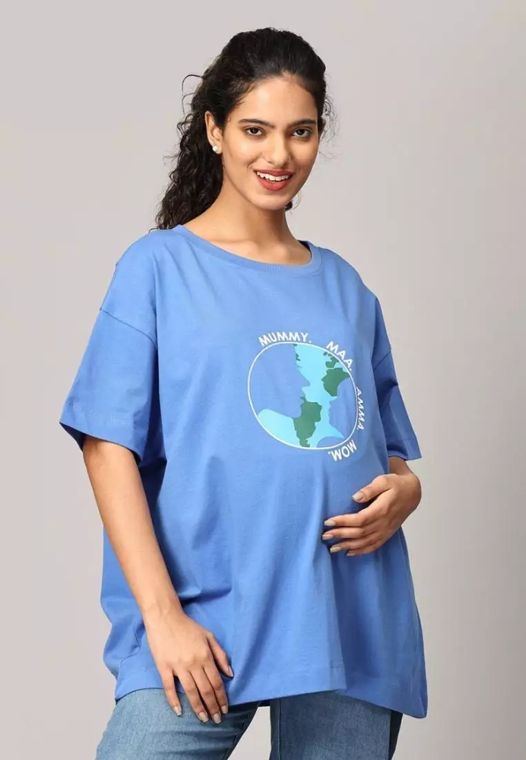 Mom My World Oversized Mumma T-shirt