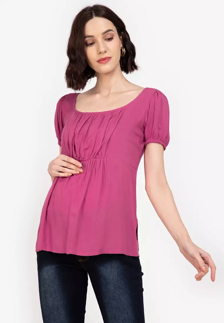 Buy MOTHER 2 BE Jamie Maternity Blouse 2024 Online ZALORA Philippines