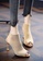 Twenty Eight Shoes beige VANSA Knitted Fabric High Heel Sandals VSW-S830 ADA2ESH82E6A5FGS_3