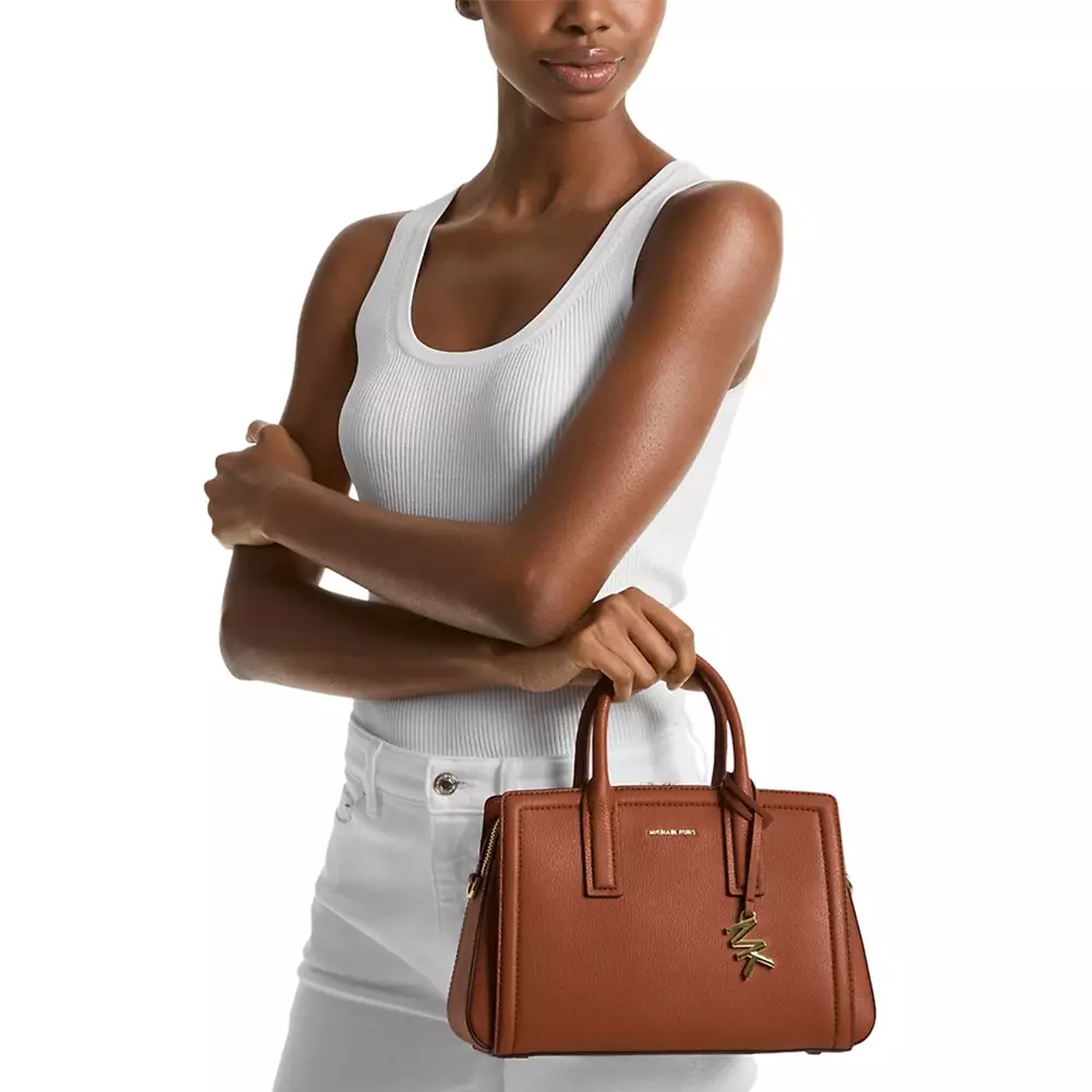 Laila Extra-Small Leather Crossbody Bag Luggage