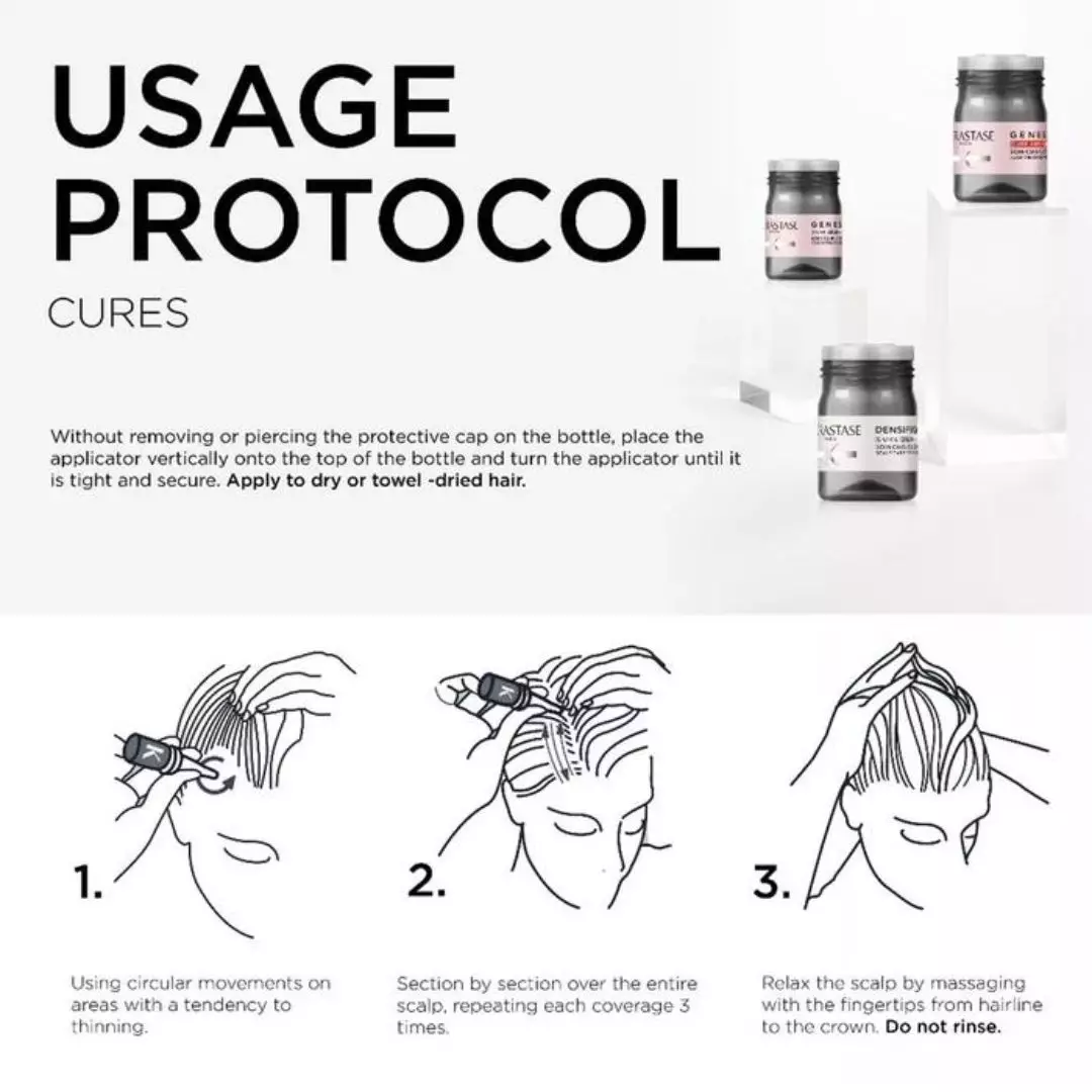 Kerastase Aminexil Cure Anti Chute 10*6ml Serum Intensive Anti Rontok