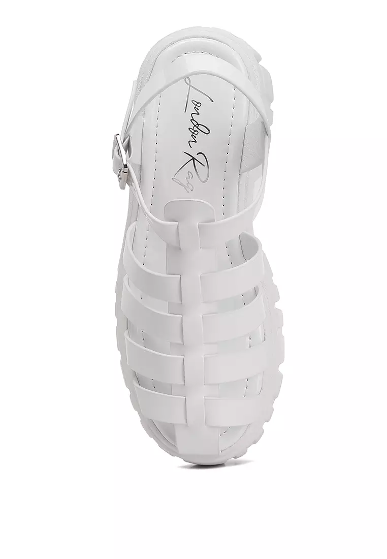 Sandal Gladiator Chunky Warna Putih