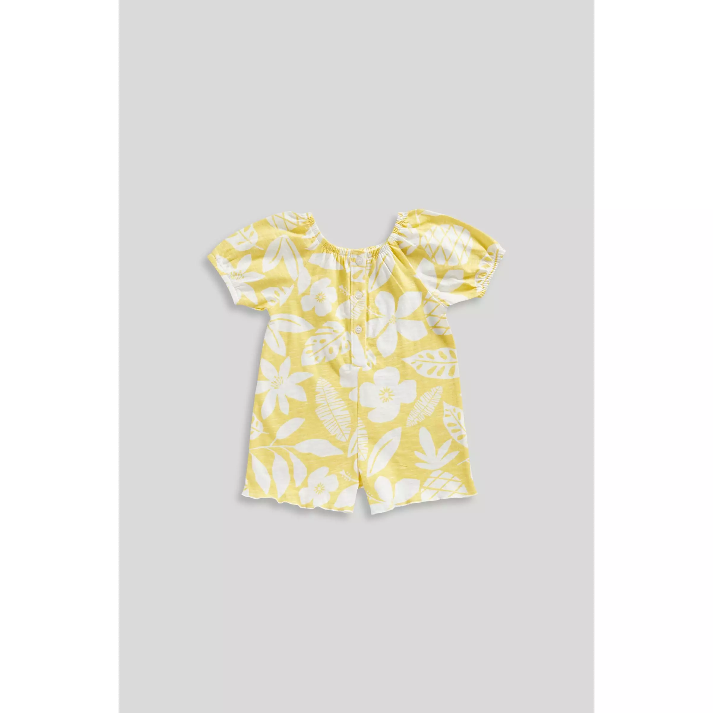 Mothercare Yellow Floral Playsuit - Set Baju Bayi Perempuan (Multi)
