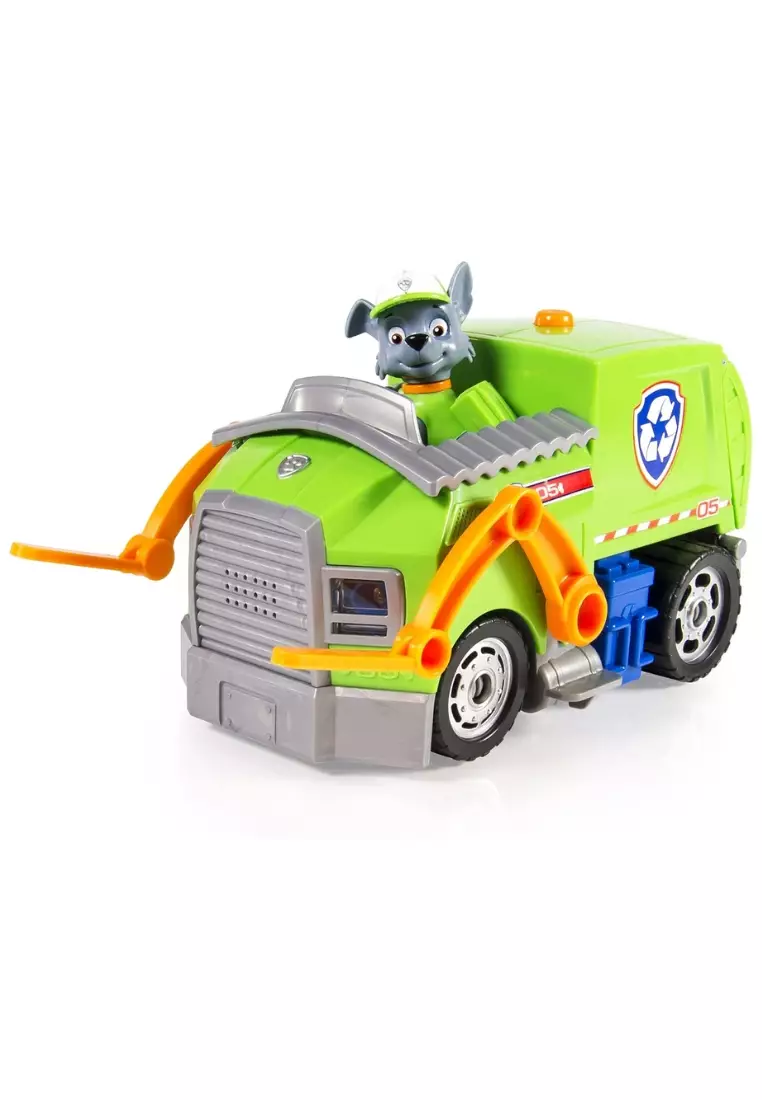 Paw Patrol Rocky’s Crush N’ Roll Recycling Truck Vehicle