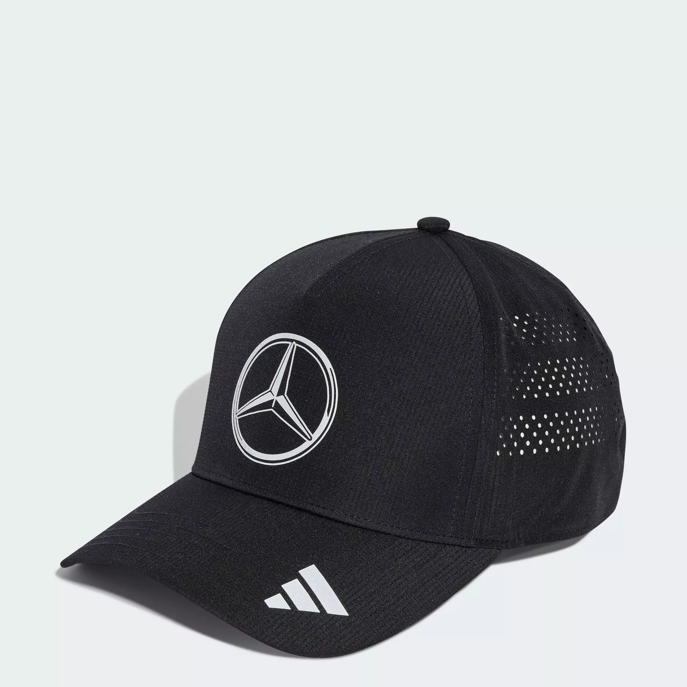 Motorsport MERCEDES - AMG PETRONAS FORMULA ONE TEAM MECHANICS CLIMACOOL TRUCKER CAP Unisex Black JX1419