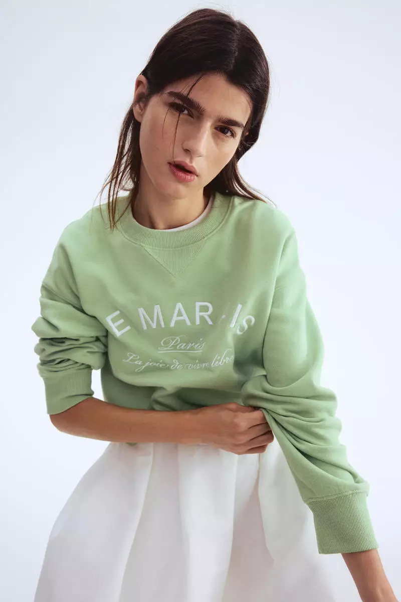 Text-motif sweatshirt