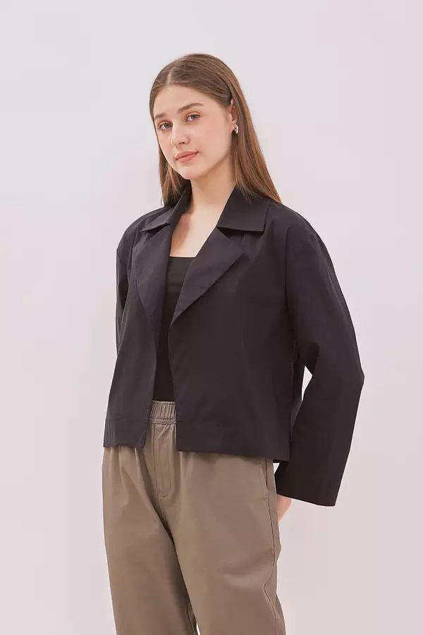 MINIMAL - Blanche - Lightweight Jacket - Black Warna Black