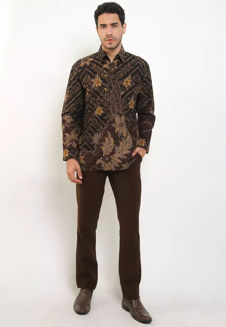 BATIK TALENTA EXCLUSIVE Lengan PANJANG BLACK ORCHID
