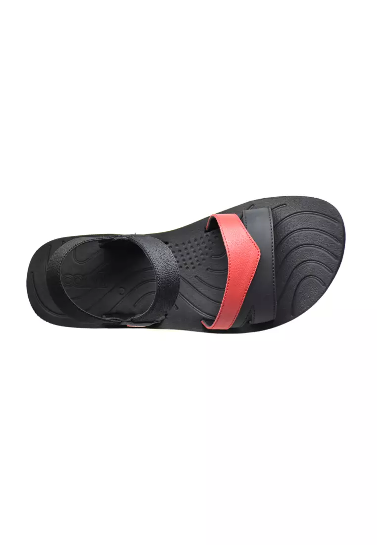 Carvil Sandal Wanita Lorenza-TB Black Red