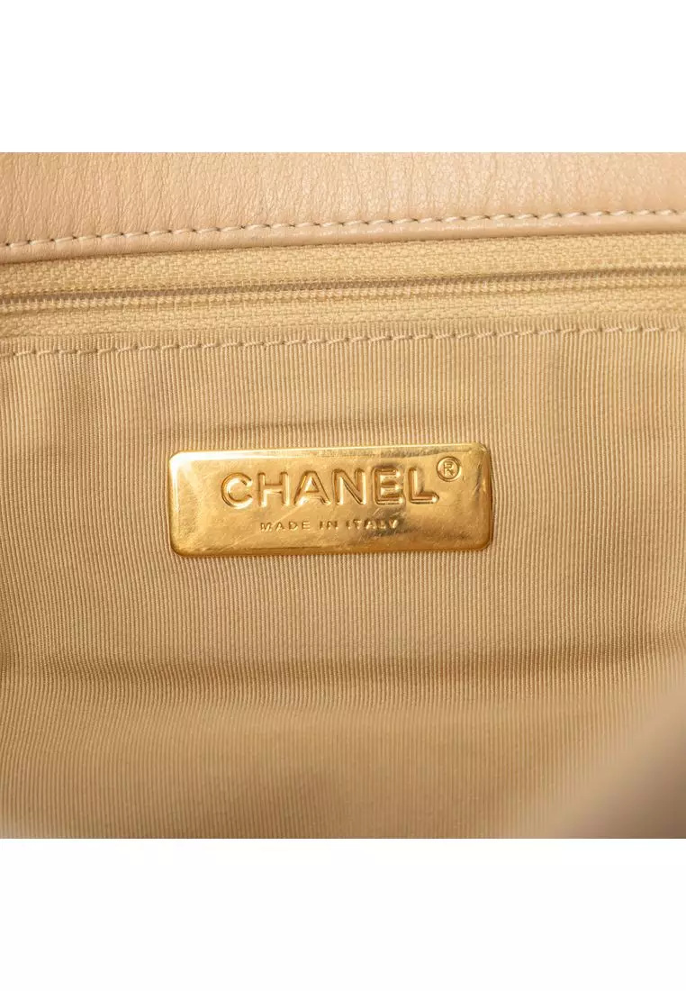 Pre-Loved Chanel Maxi Lambskin 19 Flap