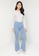 Hollister blue Ultra High Rise Pull On Flare Jeans D7469AA605A4E9GS_3