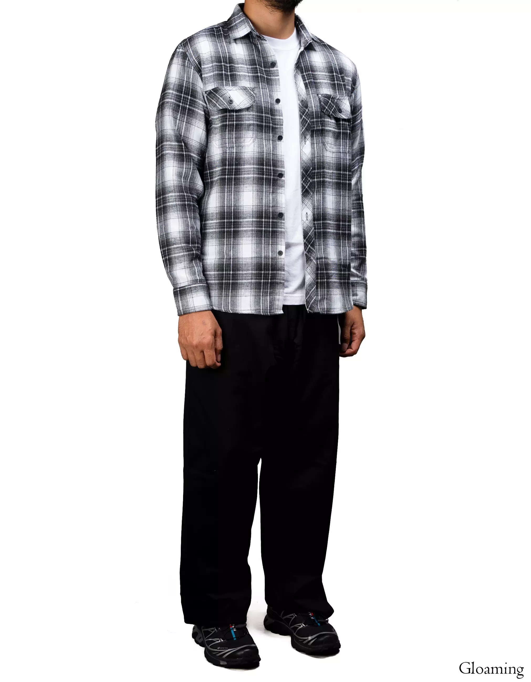 Gloaming Kemeja Flanel Veterano Panjang Floras Pria