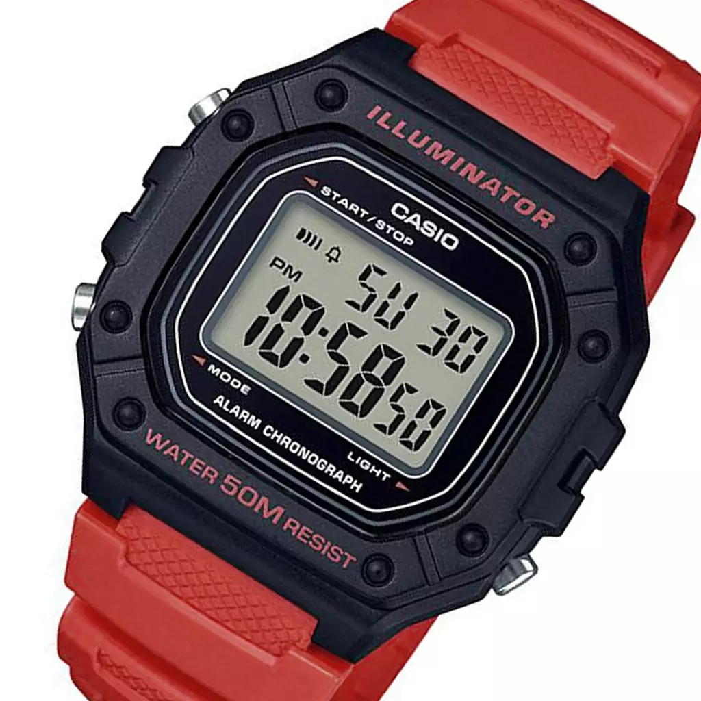 Jam Tangan Casio Pria Digital W-218H-4BVDF Sport