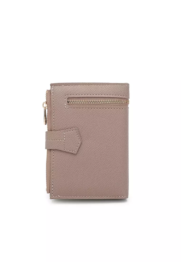Women's Short Purse / Wallet - Dark Beige