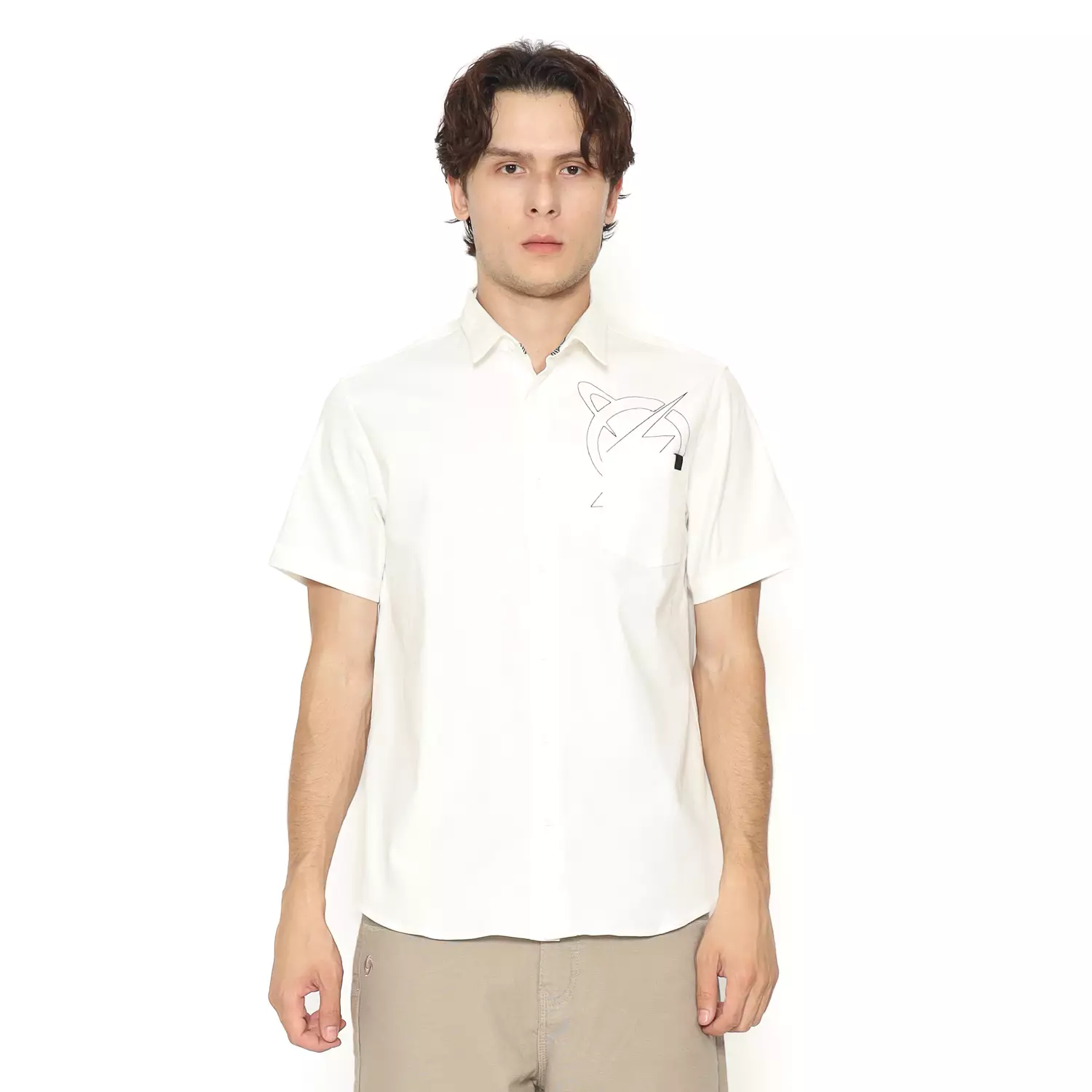 Planet Surf Clothing Kemeja Lengan Pendek Pria Brynlee Planet Surf